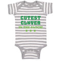 Baby Clothes Cutest Clover in The Patch St Patrick's Day Baby Bodysuits Cotton