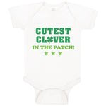 Baby Clothes Cutest Clover in The Patch St Patrick's Day Baby Bodysuits Cotton