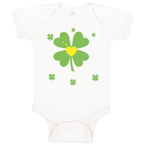 Baby Clothes Leaf St Patrick's Day Baby Bodysuits Boy & Girl Cotton