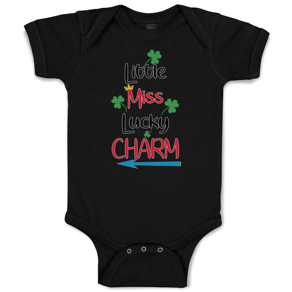 Baby Clothes Little Miss Lucky Charm St Patrick's Day Baby Bodysuits Cotton