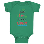 Baby Clothes Little Miss Lucky Charm St Patrick's Day Baby Bodysuits Cotton