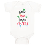 Baby Clothes Little Miss Lucky Charm St Patrick's Day Baby Bodysuits Cotton