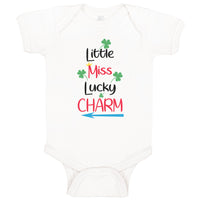Baby Clothes Little Miss Lucky Charm St Patrick's Day Baby Bodysuits Cotton