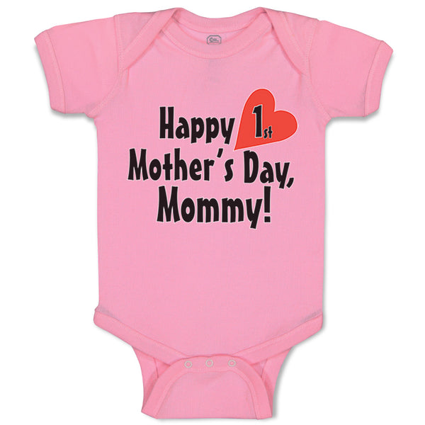 Baby Clothes Happy First Mother's Day Mommy First Baby Bodysuits Cotton