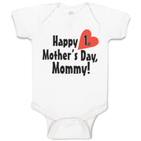 Baby Clothes Happy First Mother's Day Mommy First Baby Bodysuits Cotton