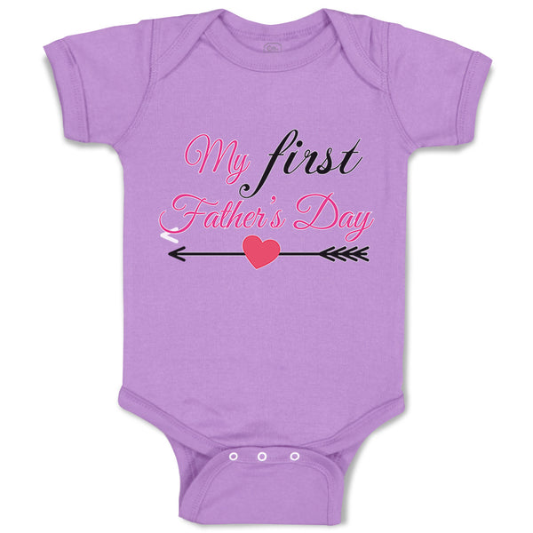 Baby Clothes My First Father's Day Dad Baby Bodysuits Boy & Girl Cotton