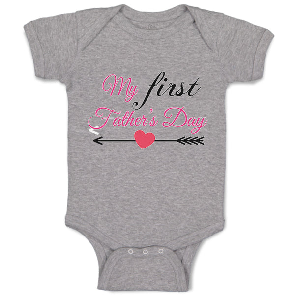 Baby Clothes My First Father's Day Dad Baby Bodysuits Boy & Girl Cotton