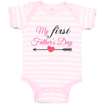 Baby Clothes My First Father's Day Dad Baby Bodysuits Boy & Girl Cotton