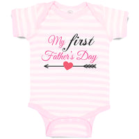 Baby Clothes My First Father's Day Dad Baby Bodysuits Boy & Girl Cotton