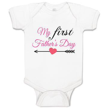 Baby Clothes My First Father's Day Dad Baby Bodysuits Boy & Girl Cotton