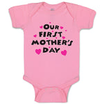 Baby Clothes Our First Mother's Day Baby Bodysuits Boy & Girl Cotton