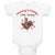 Baby Clothes Mommy and Daddy's Little Turkey Thanksgiving Baby Bodysuits Cotton