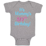 Baby Clothes It's Mommy's 30Th Birthday Mom Mother Baby Bodysuits Cotton