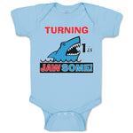 Baby Clothes Turning 1 1 Jawsome 1 Year Old First Birthday Shark Baby Bodysuits