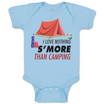 Baby Clothes I Love Nothing S'More than Camping Under Red Tent and Luggage