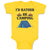 Baby Clothes I'D Rather Be Camping with Blue Tent and Bonfire Fire Cotton
