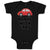 Baby Clothes Plays with Cars An Red Cute Little Kid's Toy Car Baby Bodysuits