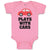 Baby Clothes Plays with Cars An Red Cute Little Kid's Toy Car Baby Bodysuits