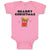 Baby Clothes Bearry Christmas Teddy Bear Sitting Crown Head Heart Hand Cotton