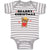 Baby Clothes Bearry Christmas Teddy Bear Sitting Crown Head Heart Hand Cotton