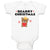 Baby Clothes Bearry Christmas Teddy Bear Sitting Crown Head Heart Hand Cotton
