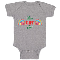 Baby Clothes Best Gift Ever with Wrappped Colourful Papers Baby Bodysuits Cotton