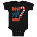 Baby Clothes Best Gift Ever Christmas Candy Canes Baby Bodysuits Cotton