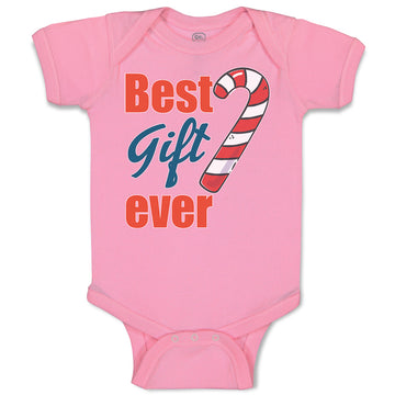 Baby Clothes Best Gift Ever Christmas Candy Canes Baby Bodysuits Cotton