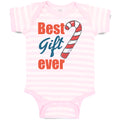 Baby Clothes Best Gift Ever Christmas Candy Canes Baby Bodysuits Cotton