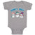 Baby Clothes Chill out Snow Dolls with Cap and Mufflar Baby Bodysuits Cotton