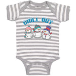 Baby Clothes Chill out Snow Dolls with Cap and Mufflar Baby Bodysuits Cotton