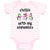 Baby Clothes Chillin with My Snowmies and Snowdolls Baby Bodysuits Cotton