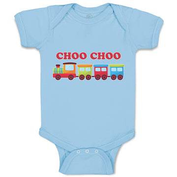Baby Clothes Choo Choo Kid's Toy Train Baby Bodysuits Boy & Girl Cotton