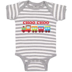 Baby Clothes Choo Choo Kid's Toy Train Baby Bodysuits Boy & Girl Cotton