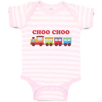 Baby Clothes Choo Choo Kid's Toy Train Baby Bodysuits Boy & Girl Cotton
