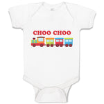 Baby Clothes Choo Choo Kid's Toy Train Baby Bodysuits Boy & Girl Cotton