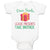 Baby Clothes Dear Santa, Leave Presents Take Brother. with Gift Box Cotton