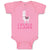 Baby Clothes Falala Llama Domestic Animal Livestock Baby Bodysuits Cotton