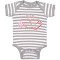 Baby Clothes Feed Me Candy Canes & Tell Me I'M Pretty Baby Bodysuits Cotton