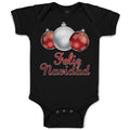 Baby Clothes Feliz Navidad An Christmas Decoration Hanging Balls Baby Bodysuits