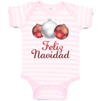 Baby Clothes Feliz Navidad An Christmas Decoration Hanging Balls Baby Bodysuits