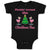Baby Clothes Flockin' Around The Christmas Tree with Flamingo Birds Cotton