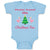 Baby Clothes Flockin' Around The Christmas Tree with Flamingo Birds Cotton