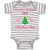 Baby Clothes Flockin' Around The Christmas Tree with Flamingo Birds Cotton