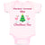 Baby Clothes Flockin' Around The Christmas Tree with Flamingo Birds Cotton