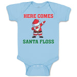 Baby Clothes Here Comes Santa Floss Dancing Baby Bodysuits Boy & Girl Cotton