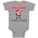 Baby Clothes Here Comes Santa Floss Dancing Baby Bodysuits Boy & Girl Cotton