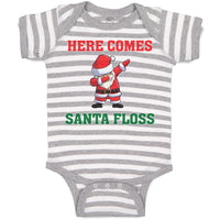 Baby Clothes Here Comes Santa Floss Dancing Baby Bodysuits Boy & Girl Cotton