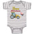 Baby Clothes I'M Digging Christmas with Construction Vehicle Baby Bodysuits