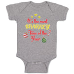 Baby Clothes It's Most Sparkly Time Year with Star Decoration Items Cotton